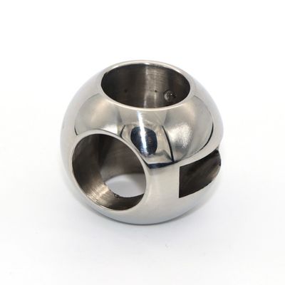 Três partes bola de aço inoxidável de metal pequeno acessórios porta de aço inoxidável válvula de bola desempenho superior e durabilidade feita