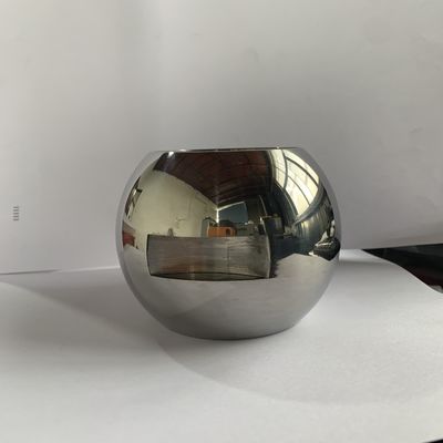 DN5-DN12 Bola de válvula flutuante direta com resistência à corrosão e acabamento prateado em aço inoxidável 304/316L
