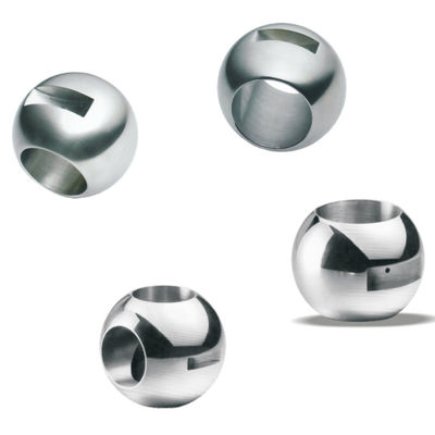 Válvula de esferas em forma de V de aço inoxidável 201/304/316l