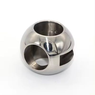 Indústria DN40-200 de aço inoxidável 304 Bala de válvula oca com resistência à corrosão e superfície polida espelho