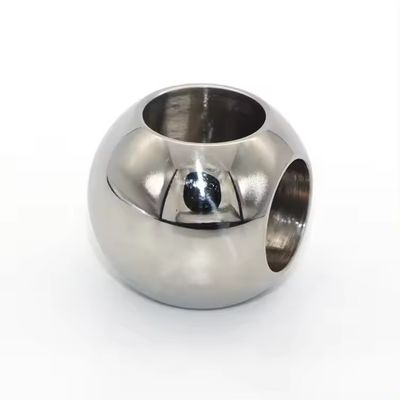 Indústria DN40-200 de aço inoxidável 304 Bala de válvula oca com resistência à corrosão e superfície polida espelho