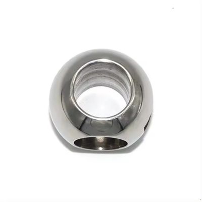 Indústria DN40-200 de aço inoxidável 304 Bala de válvula oca com resistência à corrosão e superfície polida espelho