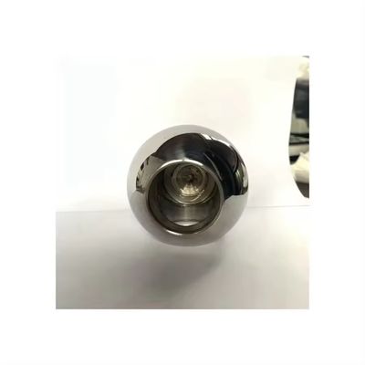 Acessórios de válvulas de porta de aço inoxidável DN50 certificados ISO com superfície polida a espelho e pequena bola de metal