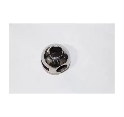 Válvula de esferas de três vias, de aço inoxidável resistente à corrosão, em padrão nacional, com fundição de descarga