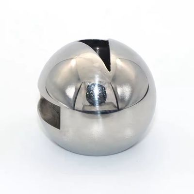 Bola de válvula de aço inoxidável em forma de V com superfície polida de espelho superior
