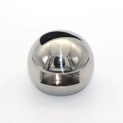 Bola de válvula de aço inoxidável em forma de V com superfície polida de espelho superior