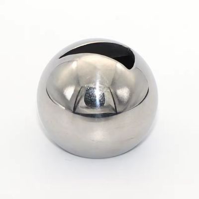Bola de válvula de aço inoxidável em forma de V com superfície polida de espelho superior