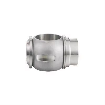 Suporte personalizado OEM prata de aço inoxidável Bolha de válvula de vedação dura com assento de válvula 201/304/316L da ISO Certified