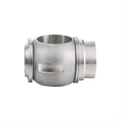 Suporte personalizado OEM prata de aço inoxidável Bolha de válvula de vedação dura com assento de válvula 201/304/316L da ISO Certified