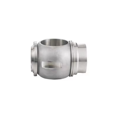 Suporte personalizado OEM prata de aço inoxidável Bolha de válvula de vedação dura com assento de válvula 201/304/316L da ISO Certified