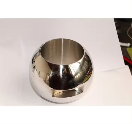 Suporte personalizado OEM válvula de bola de aço inoxidável de uma peça com garantia e superfície polida espelho