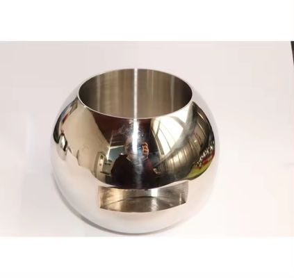 Suporte personalizado OEM válvula de bola de aço inoxidável de uma peça com garantia e superfície polida espelho