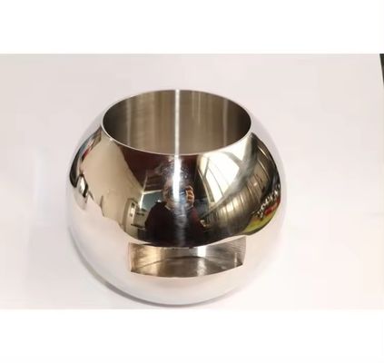 Sliver 201/304/316L Mini válvula de esferas de aço inoxidável com design retangular e superfície polida espelhada