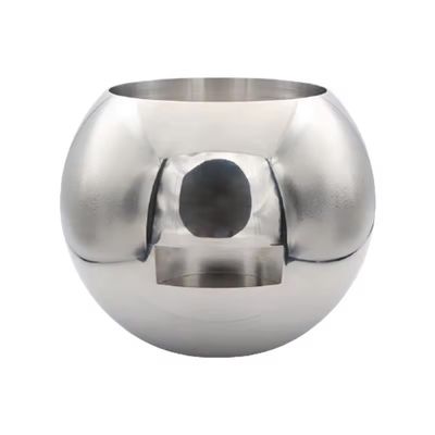 Sliver 201/304/316L Mini válvula de esferas de aço inoxidável com design retangular e superfície polida espelhada