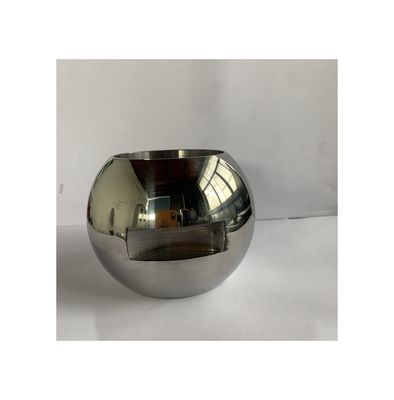 Válvula de bola de aço inoxidável de 201/304/316L recta com superfície polida e fabricação