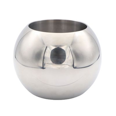 Válvula de esfera de uma peça de aço inoxidável DN65-DN100 espelhada com resistência à corrosão garantida e fluxo direto