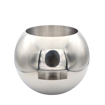 Válvula de esfera de uma peça de aço inoxidável DN65-DN100 espelhada com resistência à corrosão garantida e fluxo direto