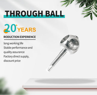 DN25 aço inoxidável 316L balão flutuante direto através da válvula com suporte OEM personalizado e superfície polida espelho