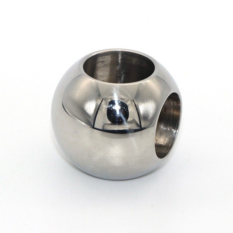 Três partes bola de aço inoxidável de metal pequeno acessórios porta de aço inoxidável válvula de bola desempenho superior e durabilidade feita