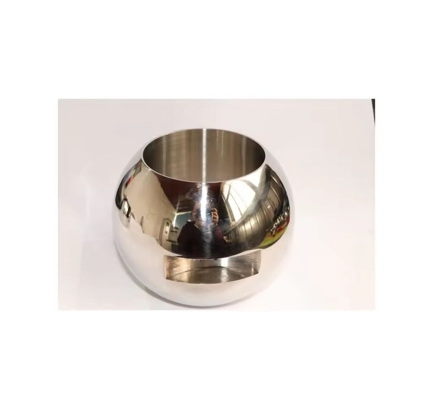 Sliver 201/304/316L Mini válvula de esferas de aço inoxidável com design retangular e superfície polida espelhada
