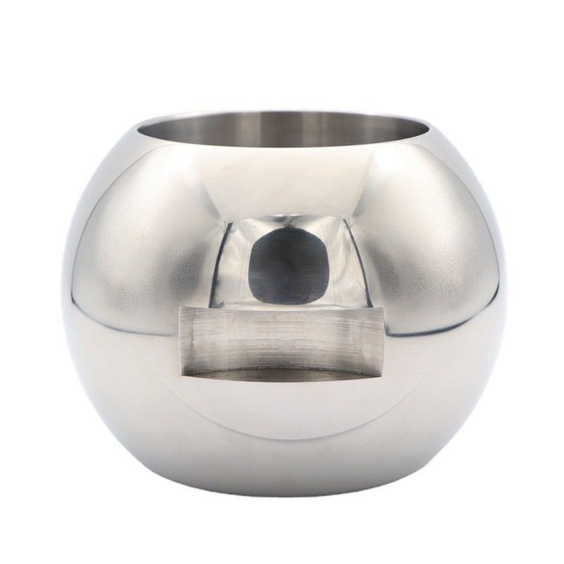 Espelho de superfície polido 201/304/316L Mini de aço inoxidável de uma peça de válvula de esferas Acessórios para os requisitos do cliente